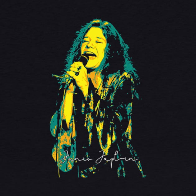 Janis Joplin new 5 by Vidi MusiCartoon